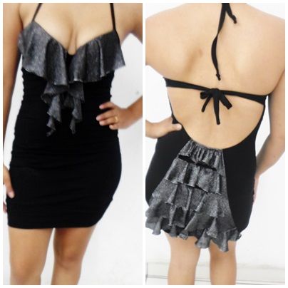 vestido de babado